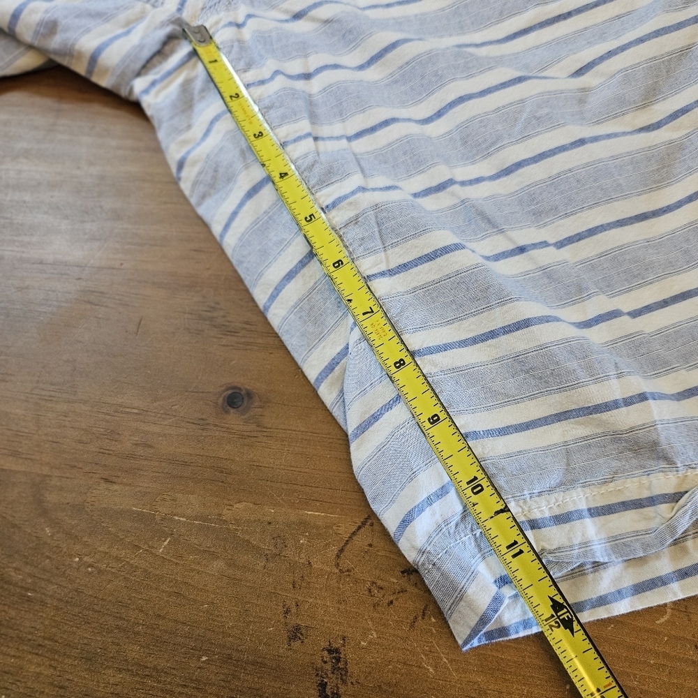 Urban Pipeline Mens Striped Shorts Blue & White Size 30 - Picture 6 of 6